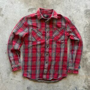 RRL Ralph Lauren Double RL Plaid Flannel Button Shirt Size Small